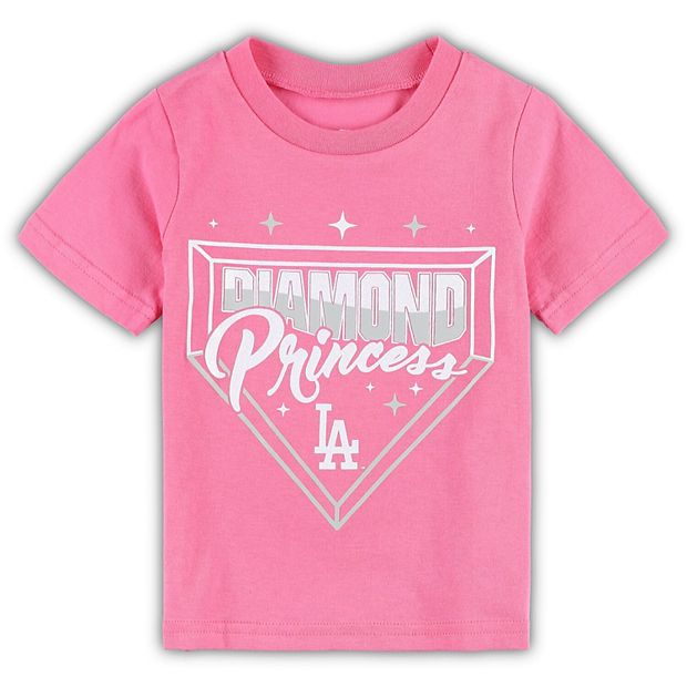 New Los Angeles Dodgers Womens Size S Small Pink Shirt