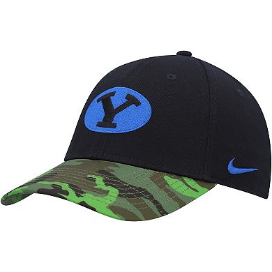 Men's Nike Black/Camo BYU Cougars Veterans Day 2Tone Legacy91 Adjustable Hat