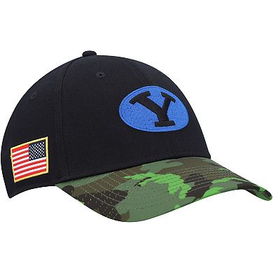 Men's Nike Black/Camo BYU Cougars Veterans Day 2Tone Legacy91 Adjustable Hat