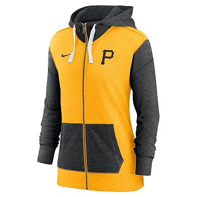 Women's Nike Gold Pittsburgh Pirates Full-Zip Hoodie