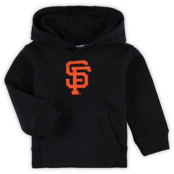 Toddler Black San Francisco Giants Team Primary Logo Fleece Pullover Hoodie