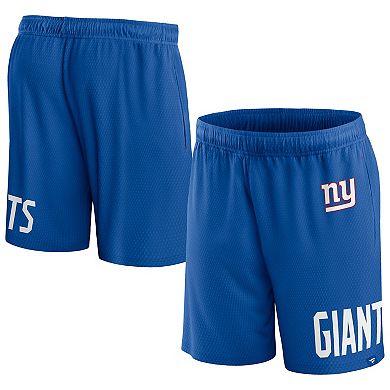 Men's Fanatics Branded Royal New York Giants Clincher Shorts