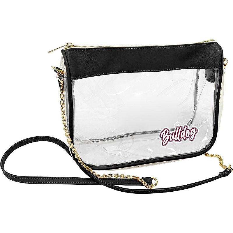 Mississippi State Bulldogs Hype Stadium Crossbody Clear Bag, Mst Team