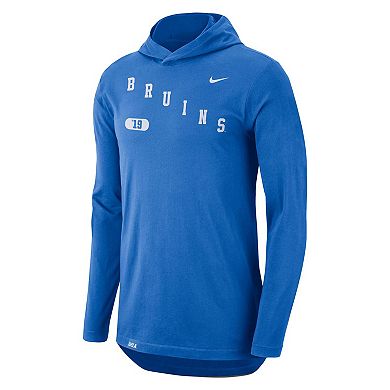 Men's Nike Blue UCLA Bruins Team Performance Long Sleeve Hoodie T-Shirt