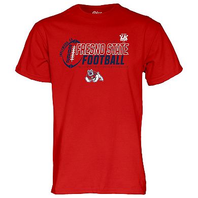 Men's Blue 84 Red Fresno State Bulldogs 2022 Jimmy Kimmel LA Bowl T-Shirt