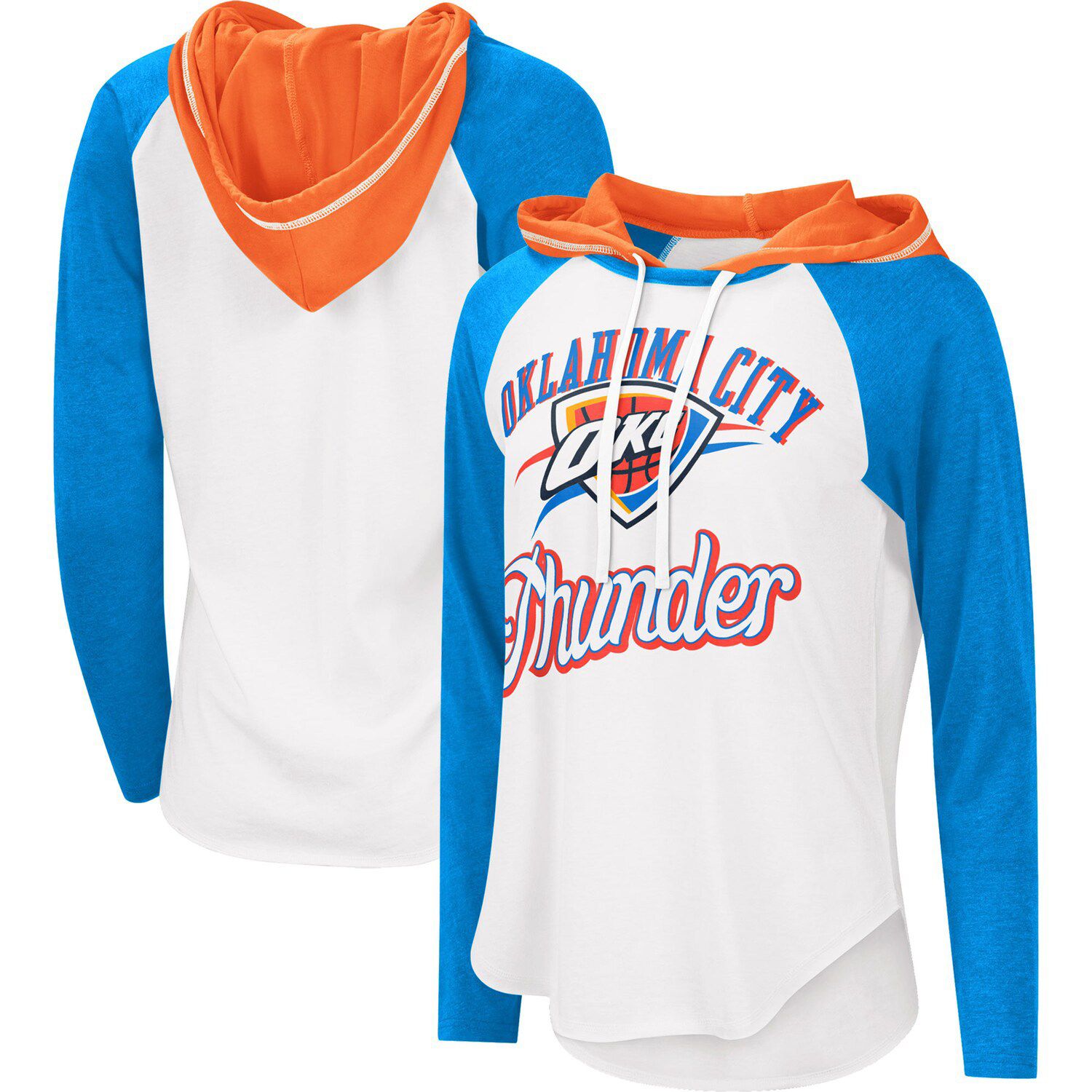 Men's Concepts Sport Blue/Orange Oklahoma City Thunder Long Sleeve T-Shirt & Pants Sleep Set