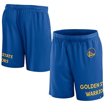Men's Fanatics Branded Royal Golden State Warriors Free Throw Mesh Shorts
