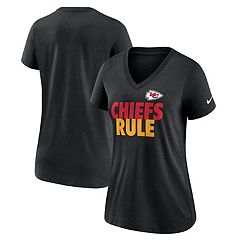 Kansas City Chiefs Ladies CLIV V Neck Performance Tee by Majestic