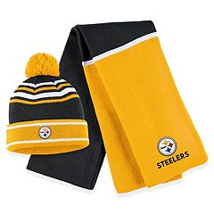 Pittsburgh Steelers Touch Women's Warm Up Striped Cadet Knit Hat -  Heathered Gray