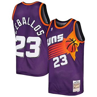Men's Mitchell & Ness Cedric Ceballos Purple Phoenix Suns 1996-97 Hardwood Classics Swingman Jersey
