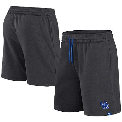 Men's Fanatics Branded Heather Charcoal Kentucky Wildcats Primary Logo Shorts