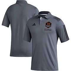 Men's Fanatics Branded Black/Orange Houston Dynamo FC Ultimate Player Baseball Jersey Size: Large
