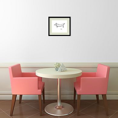 "Le Chien (The Dog)" by Pablo Picasso Framed Wall Art