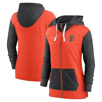 Women's Nike Orange San Francisco Giants Full-Zip Hoodie