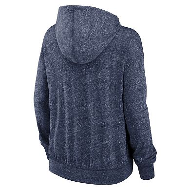 Women's Nike Navy Atlanta Braves Diamond Icon Gym Vintage Lightweight Hooded Top