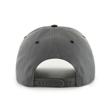 Men's '47 Charcoal/Black Vegas Golden Knights Super Hitch Adjustable Snapback Hat