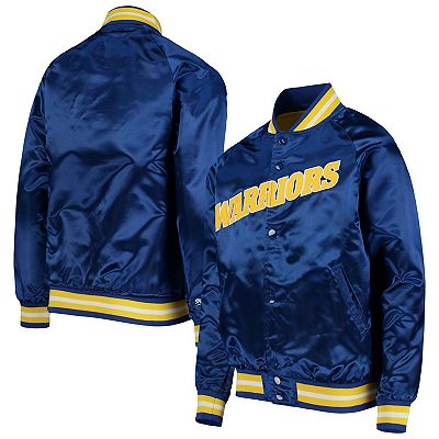 Youth Mitchell & Ness Royal Golden State Warriors Hardwood