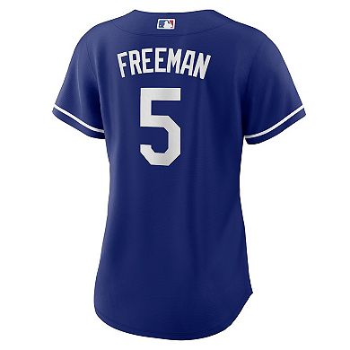 Women's Nike Freddie Freeman Royal Los Angeles Dodgers Alternate Replica Player Jersey
