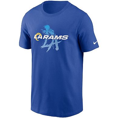 Men's Nike Royal Los Angeles Rams Hometown Collection Just Play T-Shirt