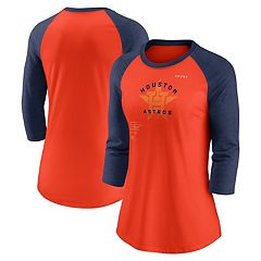 New Era Women's Navy Houston Astros Tie-Dye Long Sleeve T-shirt