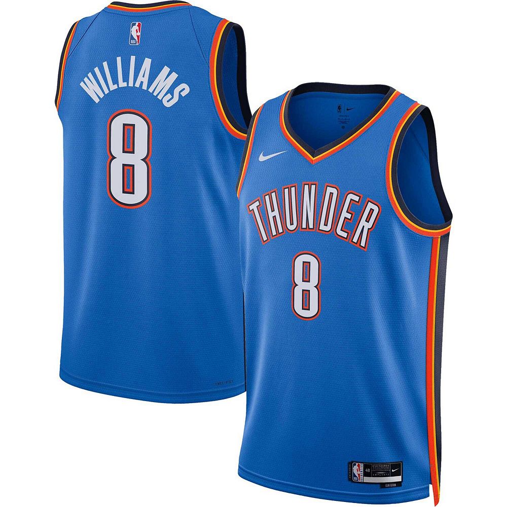 Unisex Nike Jalen Williams Blue Oklahoma City Thunder 2022/23 Swingman ...