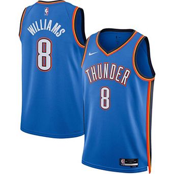 Unisex Nike Jalen Williams Blue Oklahoma City Thunder 2022/23 Swingman Jersey - Icon Edition