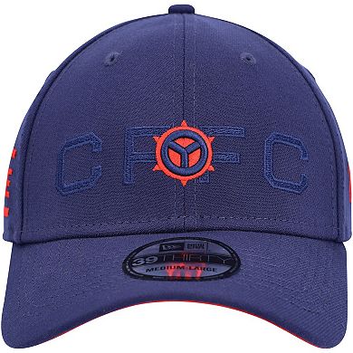 Men's New Era Navy Chicago Fire Kick Off 39THIRTY Flex Hat