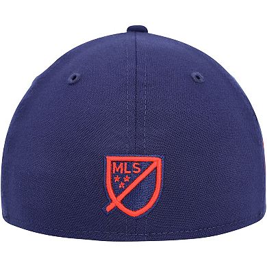 Men's New Era Navy Chicago Fire Kick Off 39THIRTY Flex Hat