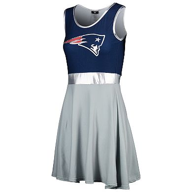 Women's Navy/Gray New England Patriots Game Day Costume Dress Set