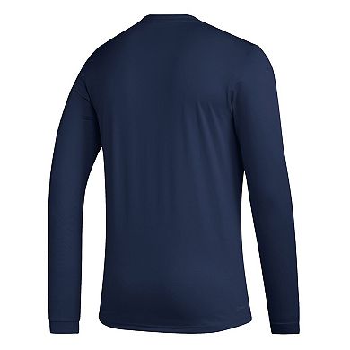 Men's adidas Navy St. Louis City SC Club DNA Long Sleeve T-Shirt