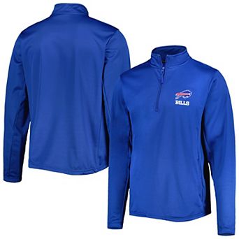 Men's Dunbrooke Royal Buffalo Bills All-Star Tech Quarter-Zip Top