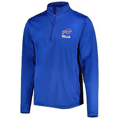 Men's Dunbrooke Royal Buffalo Bills All-Star Tech Quarter-Zip Top