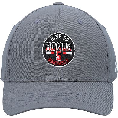 Men's Under Armour Patrick Mahomes Gray Texas Tech Red Raiders Ring of Honor Adjustable Hat