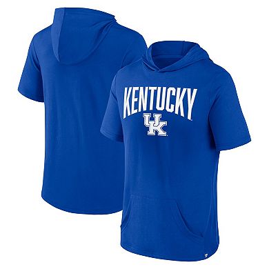 Men's Fanatics Branded Royal Kentucky Wildcats Outline Lower Arch Hoodie T-Shirt