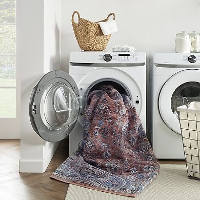 Nourison Brilliance Vintage Medallion Washable Indoor Rug