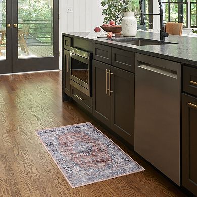 Nourison Brilliance Vintage Medallion Washable Indoor Rug