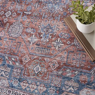 Nourison Brilliance Vintage Medallion Washable Indoor Rug
