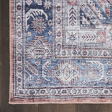 Nourison Brilliance Vintage Medallion Washable Indoor Rug
