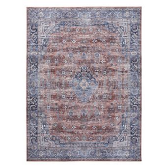 Nourison Brilliance Vintage Medallion Washable Indoor Rug