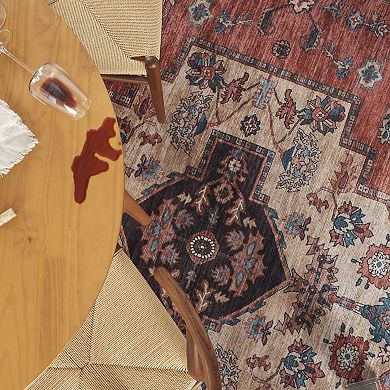 Nourison Brilliance Medallion Washable Indoor Rug