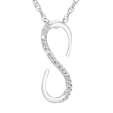Boston Bay Diamonds Two Tone Diamond Accent Three-in-One Infinity Pendant Necklace
