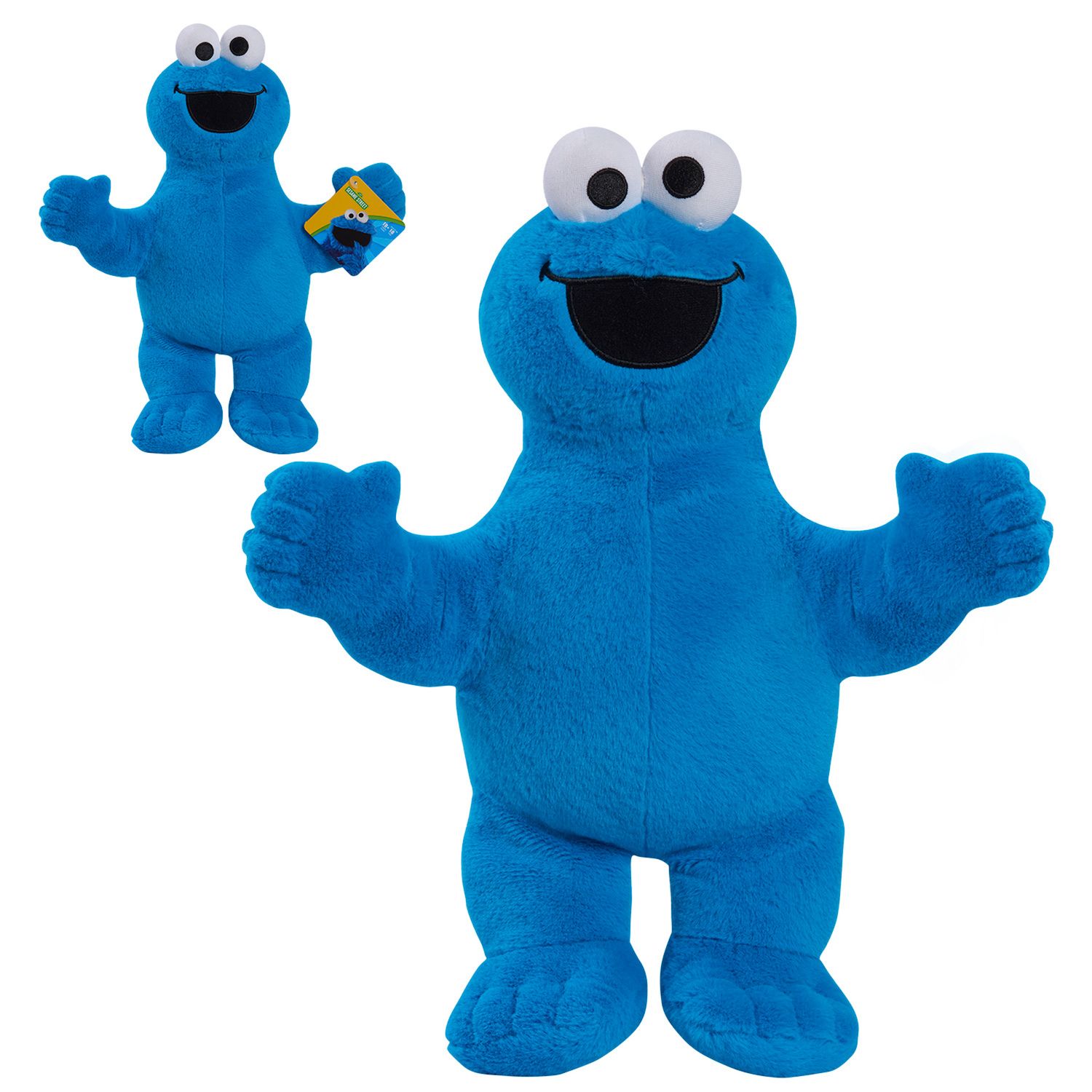 Детская мягкая игрушка Just Play Sesame Street Kohls Large Plush Cookie Monster — фото 4