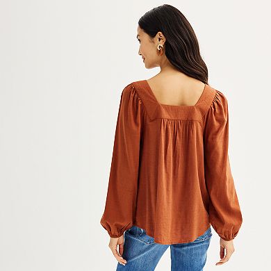 Women's Sonoma Goods For Life® Square Neck Top