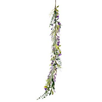 Puleo International Inc. Artificial Lavender Spring Garland