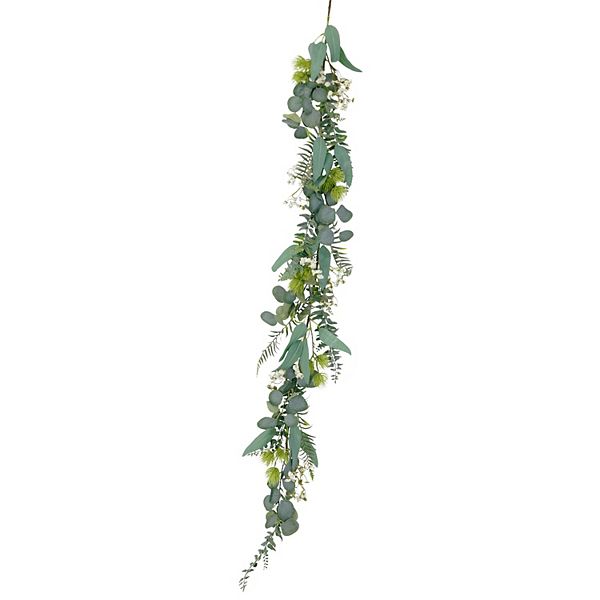 Puleo International Inc. Artificial Eucalyptus Spring Garland