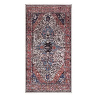 Nourison Brilliance Persian Medallion Washable Indoor Rug