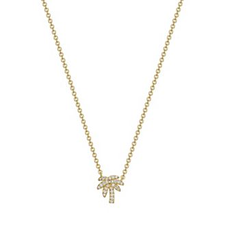 Sarafina Cubic Zirconia Palm Tree Necklace
