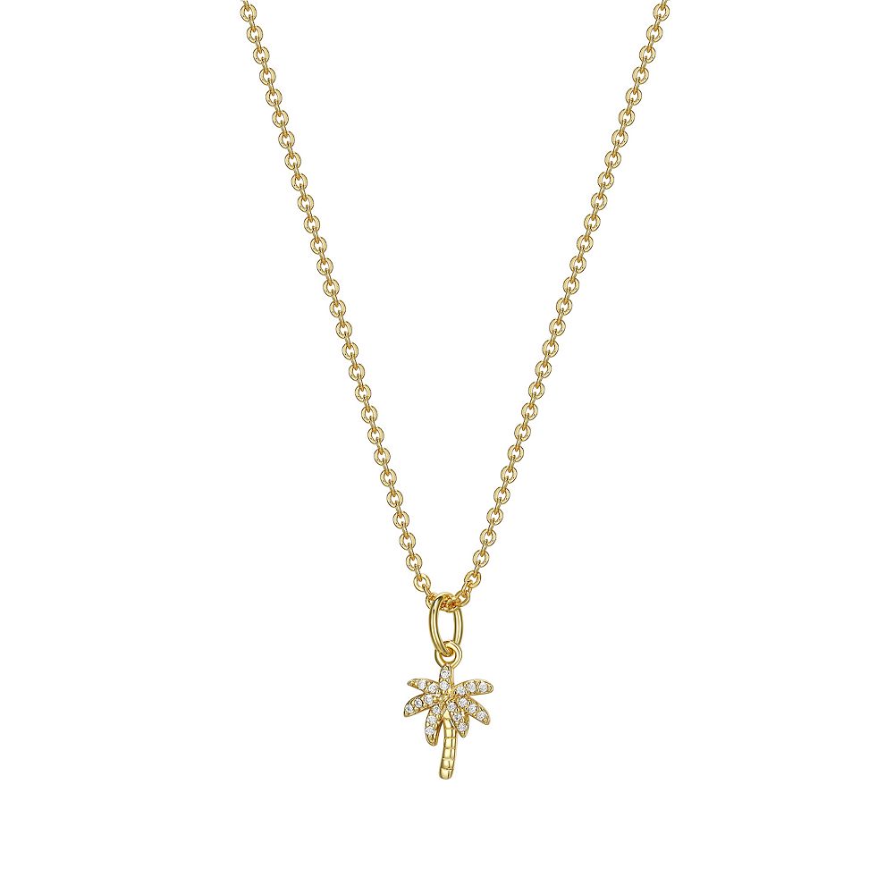 Sarafina Cubic Zirconia Palm Tree Necklace