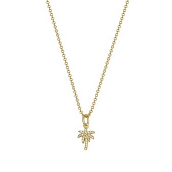 Sarafina Cubic Zirconia Palm Tree Necklace