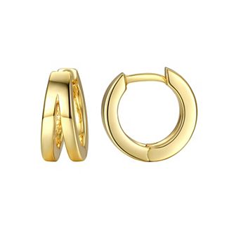 Sarafina Split Huggie Hoop Earrings